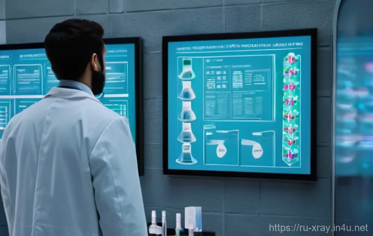 방사선사와 빅데이터 분석 - One pathway shows a stylized figure (gender-neutral, wearing casual clothes) engaged in a healthy ac... 방사선사와 빅데이터 분석 - One pathway shows a stylized figure (gender-neutral, wearing casual clothes) engaged in a healthy ac...